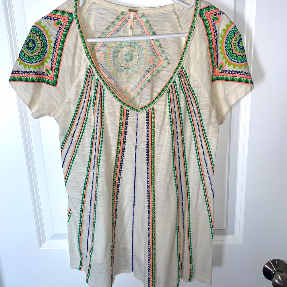 Free People beaded blouse!